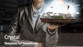  Presentation with development - Amazing presentation design having my new development project backdrop and a dark gray colored foreground