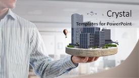  Presentation with development - Beautiful theme featuring my new development project backdrop and a light gray colored foreground