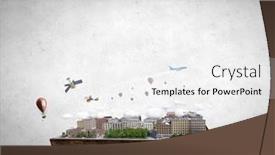  Presentation with development - Presentation design consisting of my-new-development-project background and a white colored foreground