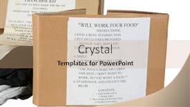  Presentation with food white - Audience pleasing presentation theme consisting of my-one-of-a-kind backdrop and a coral colored foreground