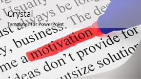  Presentation with motivation - Colorful theme enhanced with ideas education - highlighter and word motivation my backdrop and a light gray colored foreground