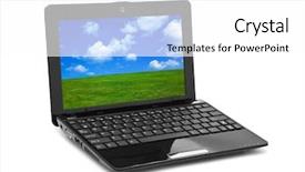  Presentation with notebook - Cool new theme with my photo on notebook screen backdrop and a white colored foreground