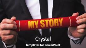  Presentation with story - Slide deck consisting of my story background and a black colored foreground