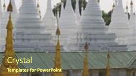  Presentation with scripture - Cool new PPT layouts with myanmar-mandalay-the-kutodo-pagoda backdrop and a tawny brown colored foreground