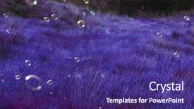  Presentation with ghost - Colorful PPT layouts enhanced with mysterious-halloween-night-landscape backdrop and a violet colored foreground