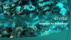  Presentation with building blocks - Slide deck having mysterious-jumble-of-limestone-building background and a ocean colored foreground