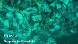  Presentation with building blocks - Slide set featuring mysterious-jumble-of-limestone-building background and a ocean colored foreground