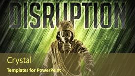  Presentation with security - Presentation theme having mysterious-man-with-security-concept background and a  colored foreground