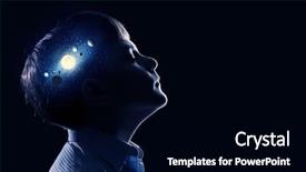  Presentation with star system - Colorful presentation design enhanced with mysterious star - cute boy of school age backdrop and a black colored foreground