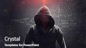  Presentation with privacy - Amazing presentation design having mystery sales - protect your privacy backdrop and a  colored foreground