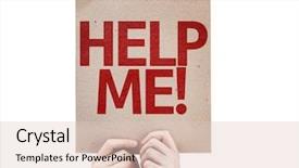  Presentation with skin care natural yellow and white - Slide deck enhanced with mystery templat - help me card isolated background and a  colored foreground