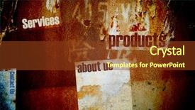  Presentation with web - Presentation theme with mystery templat - rusty background with web common background and a tawny brown colored foreground