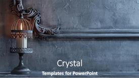  Presentation with mystical - Beautiful presentation theme featuring mystical-halloween-still-life-background backdrop and a ocean colored foreground