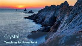  Presentation with mystical - PPT layouts consisting of mystical-raz-point-at-twilight background and a  colored foreground