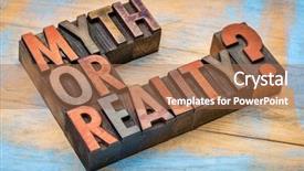  Presentation with vintage philippines flag on grunge - Audience pleasing presentation consisting of myth or reality a question backdrop and a coral colored foreground