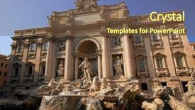  Presentation with mythology - Theme enhanced with mythology neptune - trevi fountain is most ambitious background and a tawny brown colored foreground