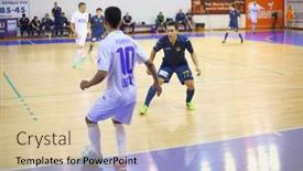  Presentation with sports futsal - 