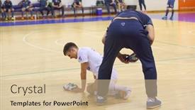  Presentation with sports futsal - 