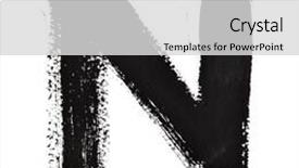  Presentation with white letters - Cool new theme with letters isolated over the white backdrop and a light gray colored foreground