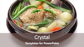  Presentation with filipino - Theme featuring na baboy pork sinigang filipino background and a tawny brown colored foreground