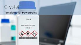  Presentation with chemical plastic - PPT theme enhanced with na2s-sodium-monosulfide-cas-1313 background and a light blue colored foreground