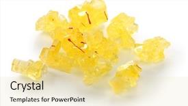  Presentation with saffron - PPT theme consisting of nabat iranian saffron rock candy background and a  colored foreground
