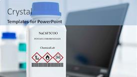  Presentation with laboratory chemical white - 