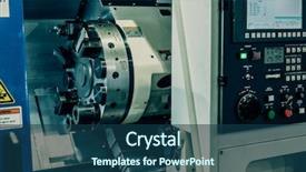  Presentation with cnc lathe machine - Colorful slide set enhanced with nacc - horizontal turning lathe machine cnc backdrop and a ocean colored foreground