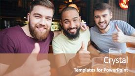  Presentation with pub - Slide set enhanced with  background and a  colored foreground