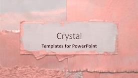  Presentation with silver-abstract - PPT theme with nacre-pink-and-silver-gray background and a lemonade colored foreground