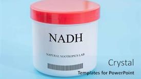  Presentation with drug - PPT theme enhanced with nadh-it-is-a-nootropic background and a light blue colored foreground