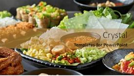  Presentation with thai - Slide set having naem-nueng-vietnamese-and-thai background and a  colored foreground