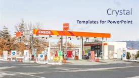  Presentation with petrol station - 