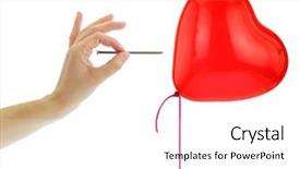  Presentation with nail - Colorful PPT theme enhanced with nail about to pop backdrop and a white colored foreground