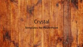  Presentation with old wood planks - PPT theme consisting of nail door - old brown wooden planks background background and a red colored foreground