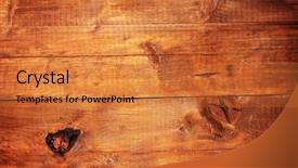  Presentation with brown - Beautiful presentation featuring nail hole - brown wooden background backdrop and a gold colored foreground