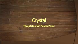  Presentation with nail - Presentation theme having nail hole - old grunge wood panels used background and a tawny brown colored foreground