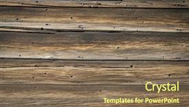  Presentation with design rustic wood wall texture - PPT theme enhanced with nail hole - weathered wood texture background and a violet colored foreground