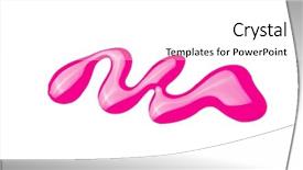  Presentation with acrylic nail course presentation - Presentation design consisting of nail polish isolated on white background and a  colored foreground