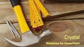  Presentation with nail - Cool new PPT layouts with innovation - planet world earth universe global backdrop and a coral colored foreground