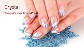  Presentation with simple design white - Audience pleasing PPT layouts consisting of nails with beautiful winter design backdrop and a lemonade colored foreground