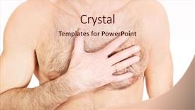  Presentation with chest pain - Audience pleasing slide deck consisting of nude people - mature shirtless man with chest backdrop and a lemonade colored foreground