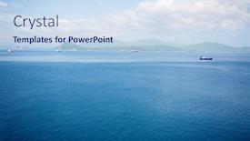  Presentation with russia - PPT theme consisting of nakhodka-bay-russia-primorsky-kray background and a sky blue colored foreground