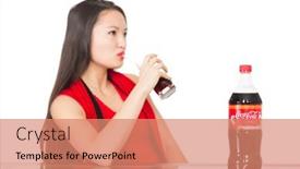  Presentation with soft drink cola bottle - 