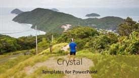  Presentation with permit - Slides featuring hotel permits - nam du islands kien giang background and a gold colored foreground