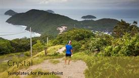  Presentation with permit - Slides featuring hotel permits - nam du islands kien giang background and a gold colored foreground