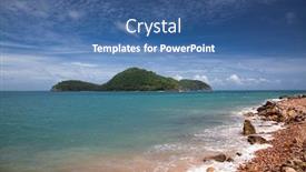  Presentation with permit - Theme featuring nam-du-islands-kien-giang background and a ocean colored foreground