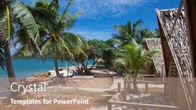 Presentation with permit - Amazing theme having nam-du-islands-kien-giang backdrop and a coral colored foreground