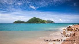  Presentation with permit - Cool new presentation theme with nam du islands kien giang vietnam nam du is a popular tourist attraction among vietnamese people foreigners are only allowed on the island with a permit backdrop and a coral colored foreground