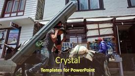  Presentation with nepal - Slide set having namche-bazaar-nepal-may-15 background and a tawny brown colored foreground